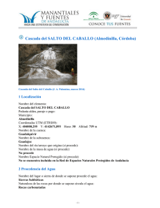 FICHA: Cascada del SALTO DEL CABALLO