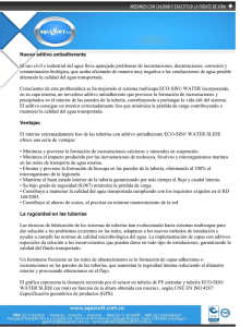 Nuevo aditivo antiadherente El uso civil e industrial del agua lleva