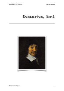 Descartes y el racionalismo de la Filosofía