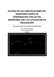 estudio de las constelaciones del hemisferio norte en comparacion