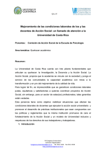 condiciones de las y los docentes interinos que participan en