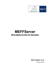 MEFFServer - Manual del usuario