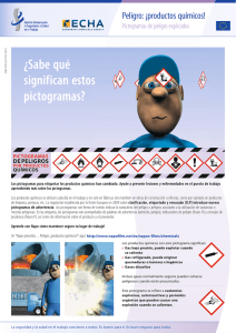 Peligro: ¡productos químicos! Pictogramas de - ECHA