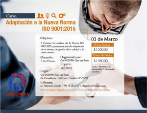 03 de Marzo C`uräü. it @ Q ou` àdaptacińn a la Nueva Norma |50