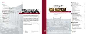 El Bundesrat y el Estado Federal