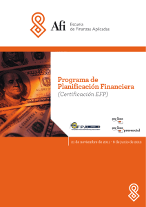 Programa de Planificación Financiera