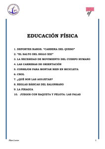 Textos de Educación Física para 2º ESO