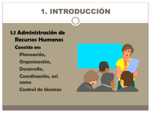 i. administración de recursos humanos