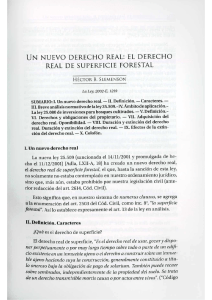 UN NUEVO DERECHO REAL: EL DERECHO REAL DE