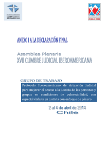 Protocolo Iberoamericano de Actuación Judicial Niñas, niños y