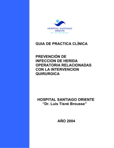 guia de practica clínica prevención de infeccion de herida