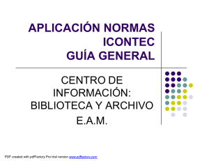 Aplicación Normas Icontec Guía General