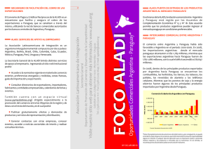 Oportunidades Comerciales Argentina - Paraguay