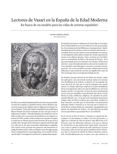 Lectores de Vasari en la España de la Edad Moderna