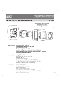 PILOTO SEÑALIZACIÓN DE EMERGENCIA EMERGENCY