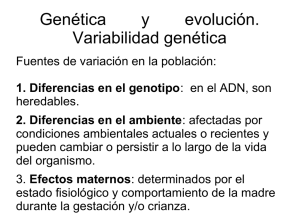 variabilidad genetica