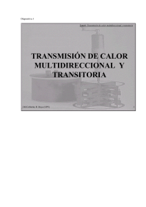 Tema 6. Transmision de calor multidireccional y transitoria
