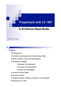 Tema 2 - Entorno Visual Studio