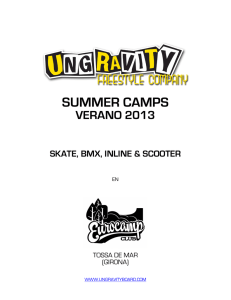 summer camps - ungravity freestyle company
