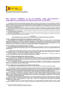 real decreto 1169/2015, de 29 de diciembre, sobre