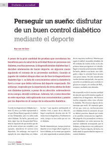 Perseguir un sueño: disfrutar de un buen control diabético mediante