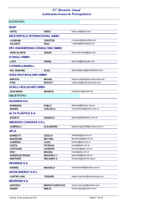 Datos de Delegados por Pais-Empresa