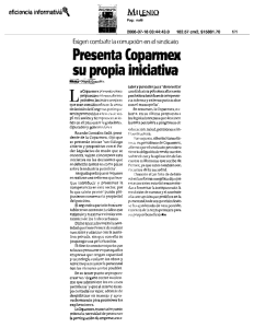 Presenta Coparmex su propia iniciativa