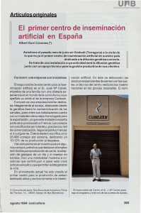 El primer centro de inseminación artificial en España
