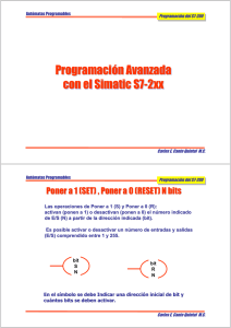 Programación Avanzada con el Simatic S7