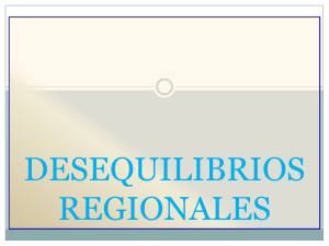 organización territorial y desequilibrios regionales