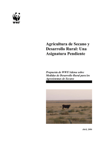 Propuesta WWF/Adena de Desarrollo Rural para Sistemas de