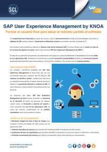 SAP User Experience Management by KNOA