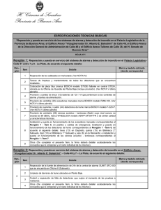 Especificaciones Técnicas LP 27/16 - Sistemas Dete