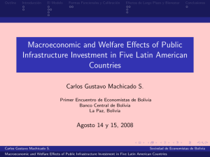 Macroeconomic and Welfare Effects of Public Infrastructure