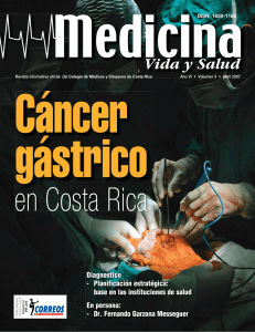 Medicina Abril 2007 - Colegio de Medicos Cirujanos Costa Rica