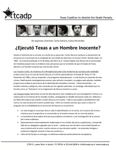 ¿Ejecutó Texas a un Hombre Inocente?