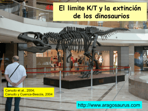El límite K/T y la extinción de los dinosaurios