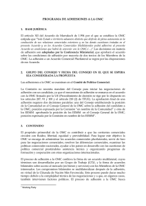 ADHESIONES OMC-ita - Representación Permanente de España