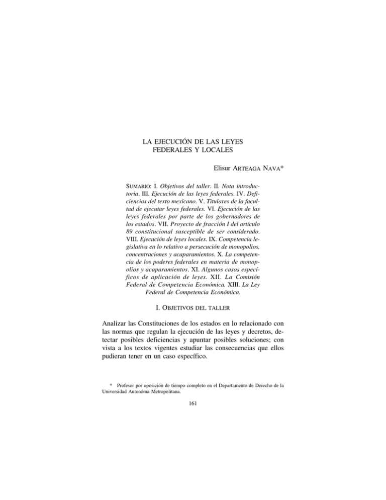 La Aplicación De Las Leyes Federales Y Locales 9467