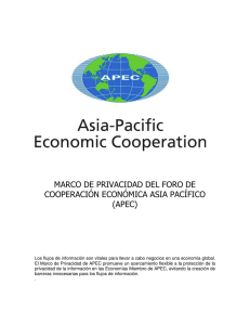 marco de privacidad del foro de cooperación económica asia pacífico