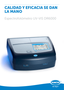 Espectrofotómetro UV-VIS DR6000