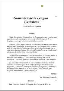 GRAMÁTICA DE LA LENGUA CASTELLANA (Real Academia