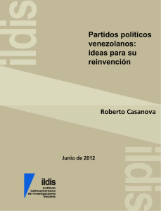 Partidos políticos venezolanos : ideas para su reinvención