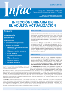 infección urinaria en el adulto: actualización