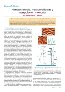 Nanotecnología, macromoléculas y manipulación molecular