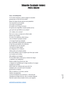 Poeta chileno - Arte poética