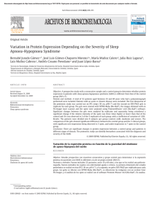 Variation in Protein Expression Depending on the Severity of Sleep