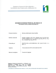 Page 1 Crganismo Nacional de Normalización y Certificación de la