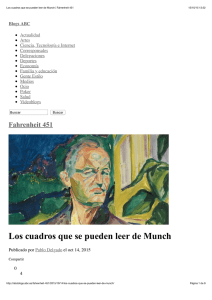 Los cuadros que se pueden leer de Munch