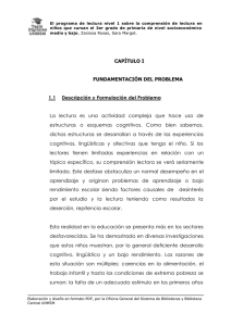 CAPÍTULO I FUNDAMENTACIÓN DEL PROBLEMA 1.1 Descripción